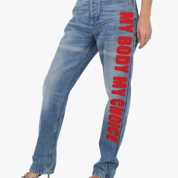 Gucci Denim - Gucci Denim Jeans “My Body My Choice” size 26 My Body My Choice